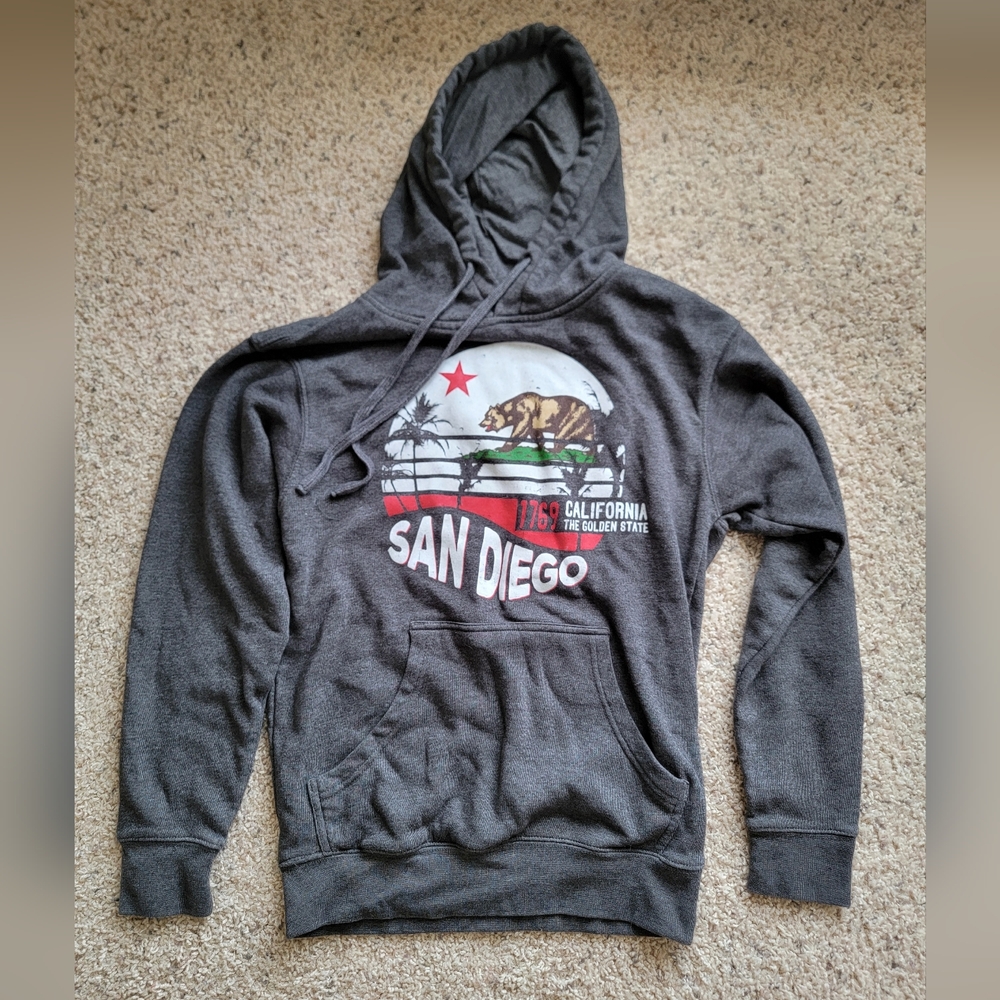 Women's Small Dark Gray San Diego Hoodie